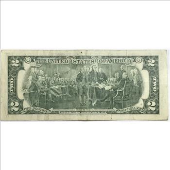 1995 $2 STAR NOTE Replacement Error Federal Reserve Note