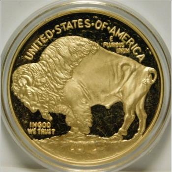 2012 $50 24K Gold Plate Buffalo Tribute Proof Replica