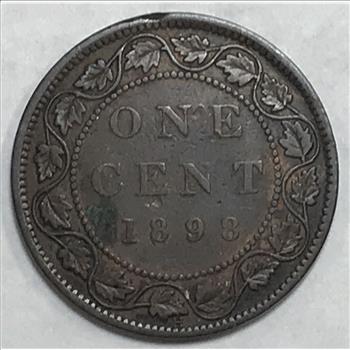 1898 Canada Queen Victoria 1 Cent