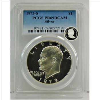 1973-S Silver Proof Eisenhower 