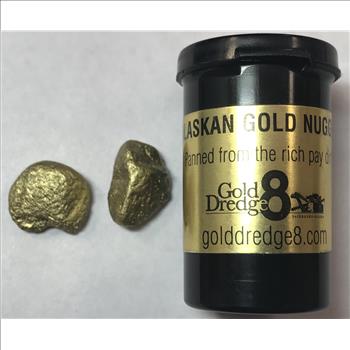 Novelty Golden Nuggets from the Alaskan Gold Dredge 8 - Fairbanks, AK (NOT REAL GOLD)