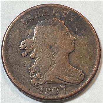 1807 Draped Bust Half Cent