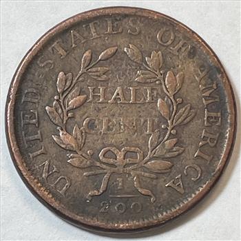 1807 Draped Bust Half Cent