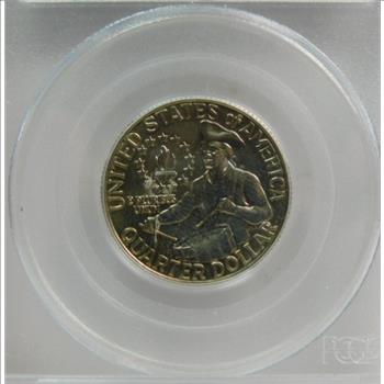 1976-D Bicentennial Washington Quarter - SIGNED by Designer; Jack L. Ahr - Graded Artist Edition #00083 of 10,000 by Collectors Universe