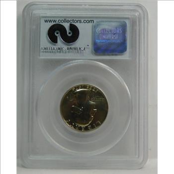 1976-D Bicentennial Washington Quarter - SIGNED by Designer; Jack L. Ahr - Graded Artist Edition #00083 of 10,000 by Collectors Universe