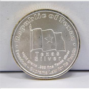 2003 Republic of Texas - A Sovereign Nation Under God - 8 Grams .999 Fine Texas Silver Commemorative Coin