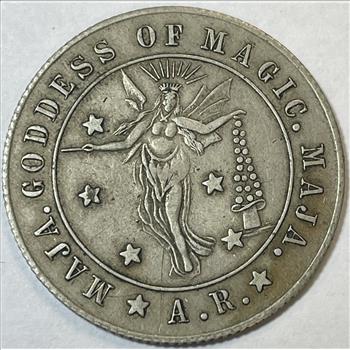 Early 1900's Maja Goddess of Magic Coin/Medal