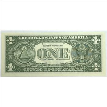 1985 $1 Santa Claus Over Washington Federal Reserve Note - Richmond, VA - Crisp Uncirculated