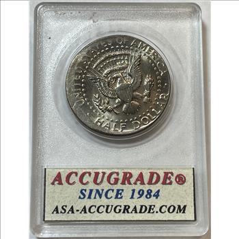 MINT ERROR 1983 Kennedy Half Dollar Off-Center Error ACG Graded MS64