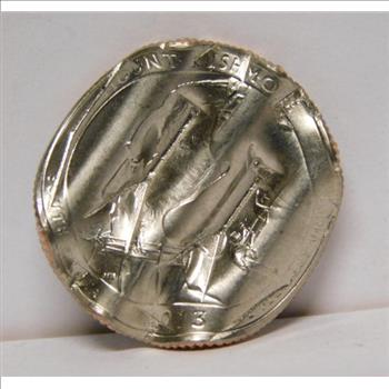 MINT ERROR - 2013-D Mount Rushmore Commemorative Quarter US Mint Waffle Coin Error