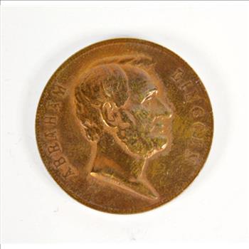 Abraham Lincoln Medallion Commemorating his Assassination in 1865