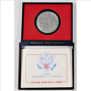 America's First Medals*Captain John Paul Jones*Pewter Medallion*In Original Mint Packaging
