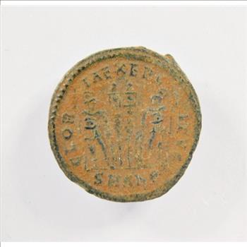 Ancient Bronze Roman Coin Circa 100-400AD