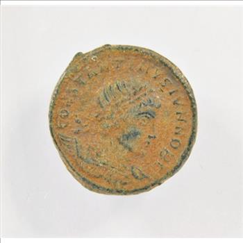 Ancient Bronze Roman Coin Circa 100-400AD