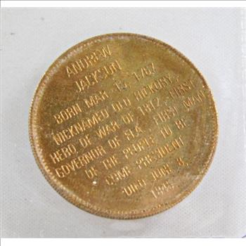 Andrew Jackson Commemorative Medallion