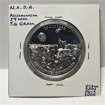 Apollo 11 Commemorative Medallion*1969*Aluminum*39mm