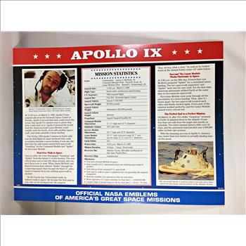 APOLLO IX (Spider/Gumdrop) NASA Space Mission Emblem Patch*Encased in 9