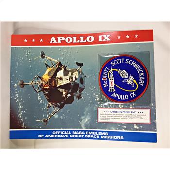 APOLLO IX (Spider/Gumdrop) NASA Space Mission Emblem Patch*Encased in 9