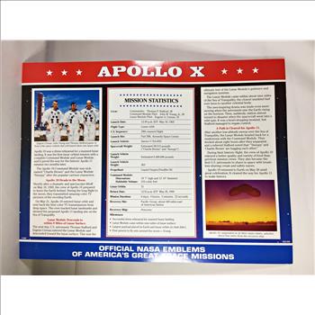 APOLLO X (Lunar and Command Modules) NASA Space Mission Emblem Patch*Encased in 9