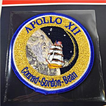 APOLLO XII (Yankee Clipper Ship) NASA Space Mission Emblem Patch*Encased in 9