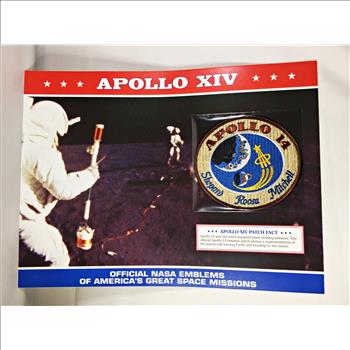 APOLLO XIV (Shepard-Roosa-Mitchell) NASA Space Mission Emblem Patch*Encased in 9