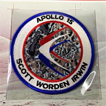 APOLLO XV (Scott-Worden-Irwin) NASA Space Mission Emblem Patch*Encased in 9