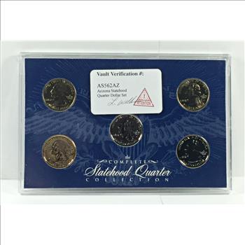 Arizona State Commemorative Quarters*24K Gold Layered, Highlighted, Holographic, Colorized and Platinum Layered