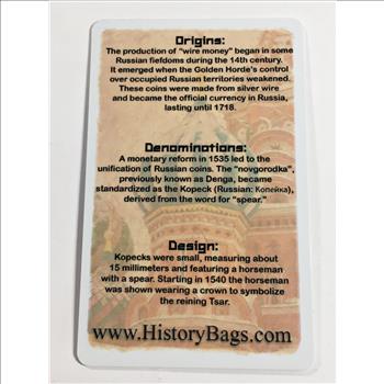 Authentic Fossil Found in North America*Fossil Photos on Reverse of Card