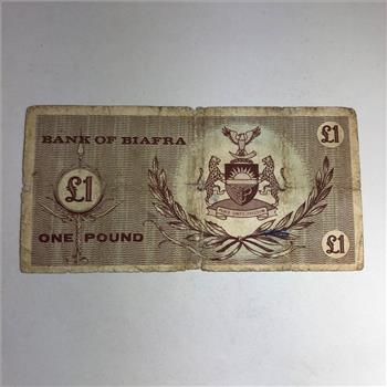 Bank of Biafra 1 Pound banknote *In protective sleeve