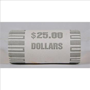 Bank Roll Of 25 2000-P Sacagawea Dollars