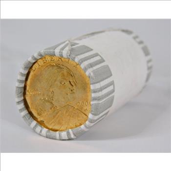 Bank Roll Of 25 2000-P Sacagawea Dollars