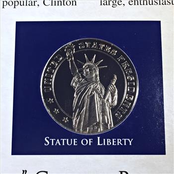 Bill Clinton 24K Gold Layered Commemorative Presidential Medal*Uncirculated*Encased in 9