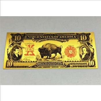 Buffalo $10 Dollar Banknote Commemorative Replica