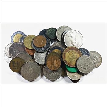 Bulk Bag of Various World Coins*Jamacia, Italy, Korea and More