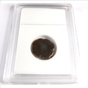 c. 1400-1600 AD New World Pirate Era Spanish Bronze Nummis*Authenticated by Greenetech Numismatics