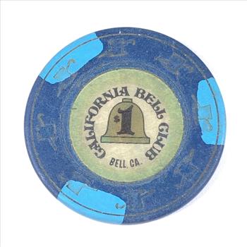 California Bell Club; Bell, CA $1 Game Token