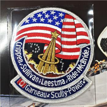 CHALLENGER 41G (13th Space Shuttle) NASA Space Mission Emblem Patch*Encased in 9
