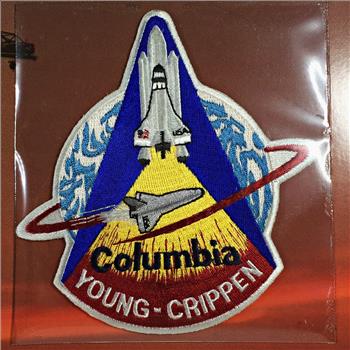 CHALLENGER STS-1 (First Manned Space Shuttle) NASA Space Mission Emblem Patch*Encased in 9
