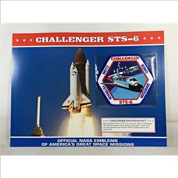 CHALLENGER STS-6 (2nd Space Shuttle) NASA Space Mission Emblem Patch*Encased in 9