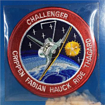 CHALLENGER STS-7 (First Woman in Space) NASA Space Mission Emblem Patch*Encased in 9