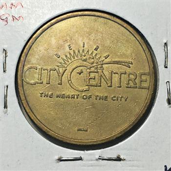 City Centre Arcade Token*Brass*27mm Diameter