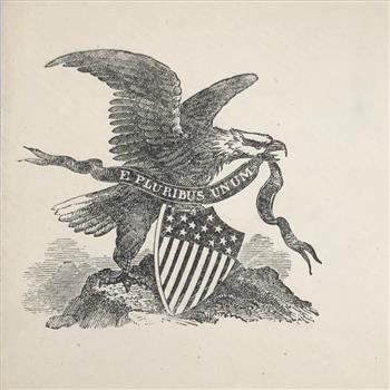 Civil War Era Unused Envelope E Pluribus unum