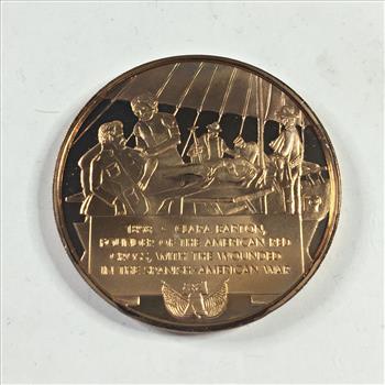 Clara Barton Bronze Medallion*1.5