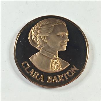 Clara Barton Bronze Medallion*1.5