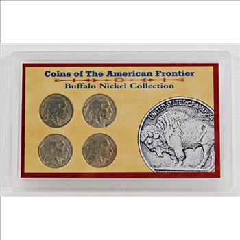 Coins of the American Frontier*Buffalo Nickel Collection*1935-S, 1937, 1921 and 1936