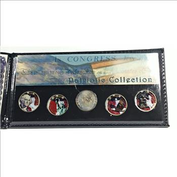 Colorized 2006 Nevada State Commemorative Quarters*Set of Five in Nice Portfolio