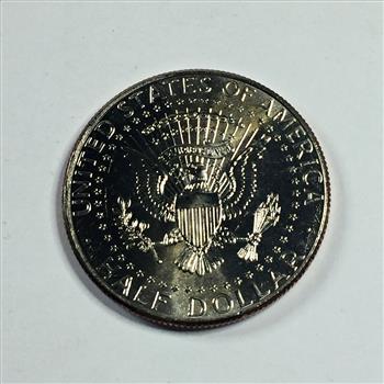 Colorized Kennedy Half Dollar Commemorating Battle of Dong Xoai; Vietnam War