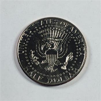 Colorized Kennedy Half Dollar Commemorating Elvis Presley; The King of Rock N Roll