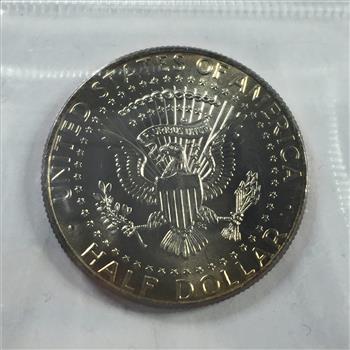 Colorized Kennedy Half Dollar Commemorating GERONIMO