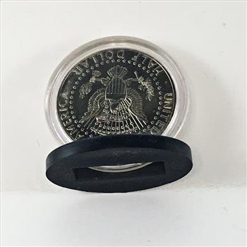 Colorized Kennedy Half Dollar Commemorating Geronimo*The Wild West*In Protective Capsule/Stand